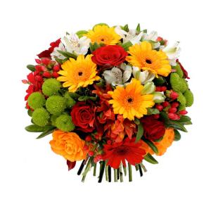 Bouquet rond Vividité d'Automne
